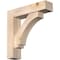 Ekena Millwork Imperial Block Smooth Bracket w/ Offset Brace, Douglas Fir, 7 1/2"W x 32"D x 32"H BKT0806X32X32IMP05SDF - alternate 1